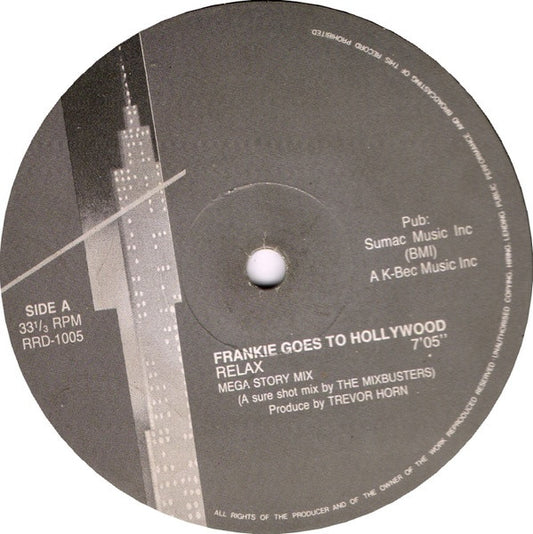 Frankie Goes To Hollywood / Sting : Relax (Mega Story Mix) / Englishman In New York (12", Unofficial)