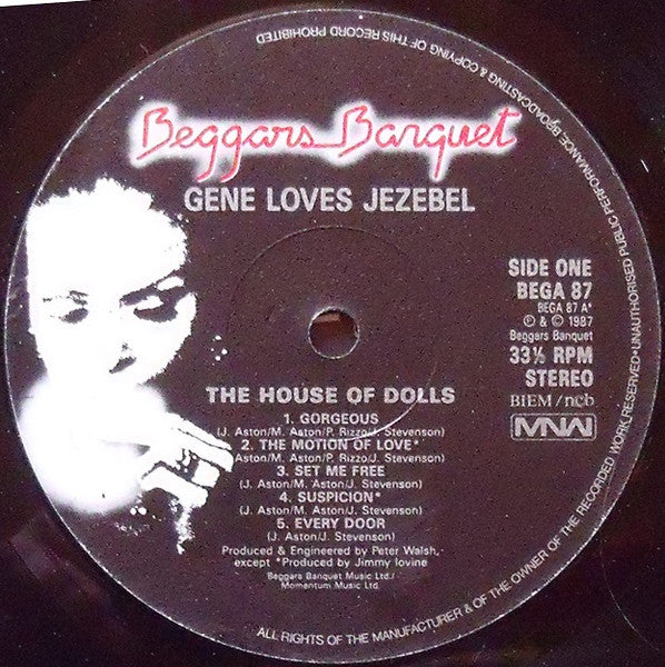 Gene Loves Jezebel : The House Of Dolls (LP, Album)