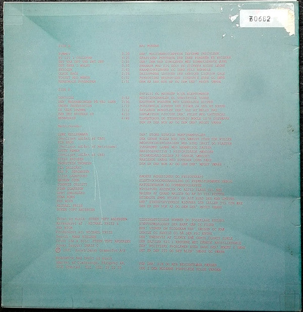 Steen Toft Andersen : Bag Murene Hos De Dybt Åndsvage (LP, Album)