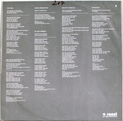 Steen Toft Andersen : Bag Murene Hos De Dybt Åndsvage (LP, Album)