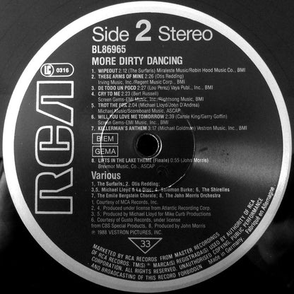 Various : More Dirty Dancing (LP, Comp)