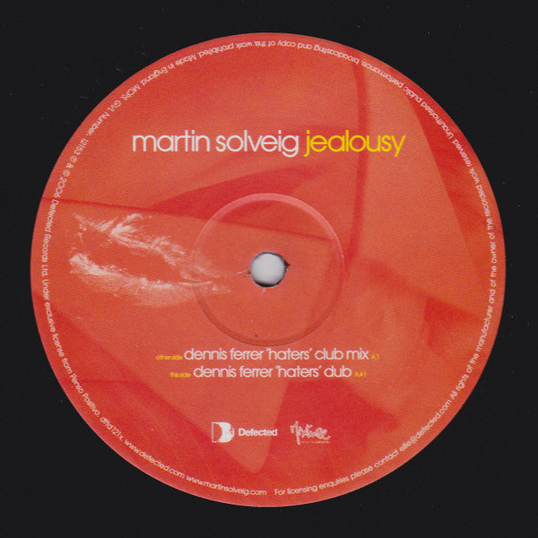 Martin Solveig : Jealousy (Part Three) (12")