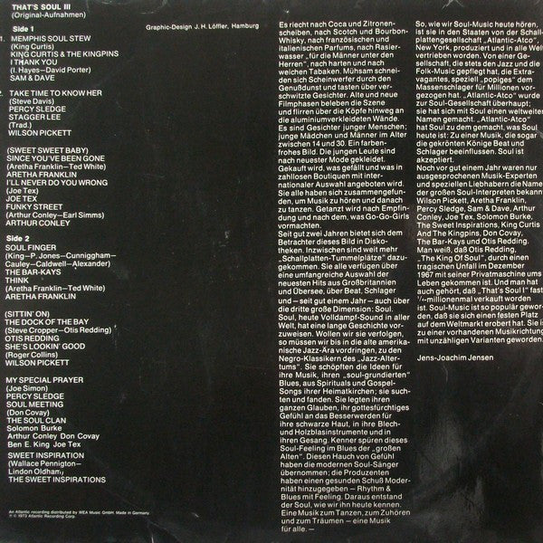 Various : That's Soul 3 (LP, Comp, RE, Gat)