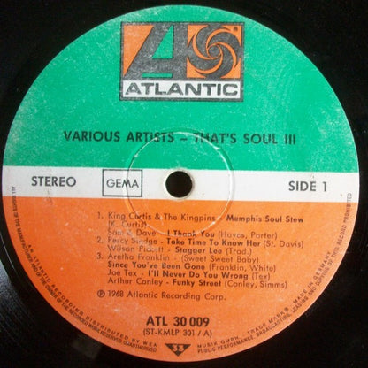 Various : That's Soul 3 (LP, Comp, RE, Gat)