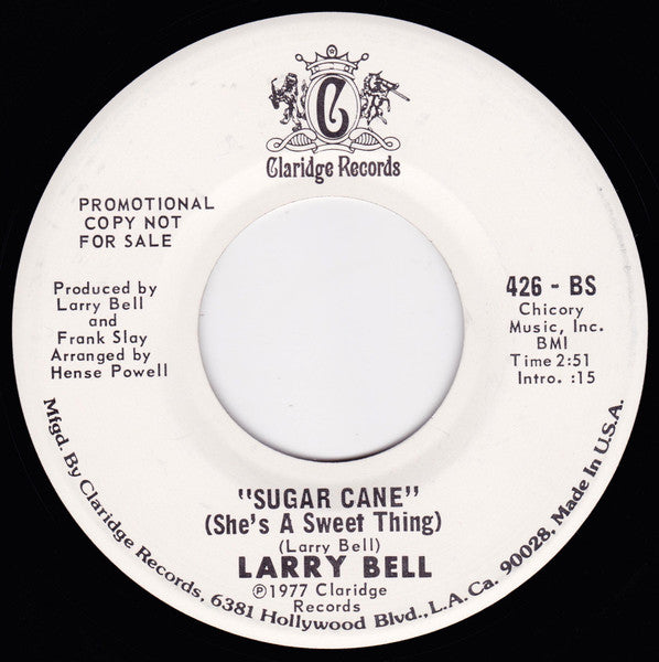 Larry Bell (4) : My Love Is Strong (7", Promo)