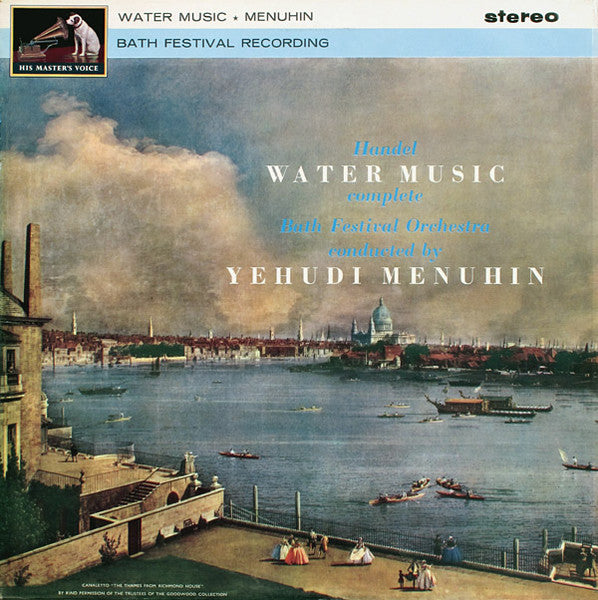 Georg Friedrich Händel, Bath Festival Orchestra Conducted By Yehudi Menuhin : Water Music (Complete) (LP)