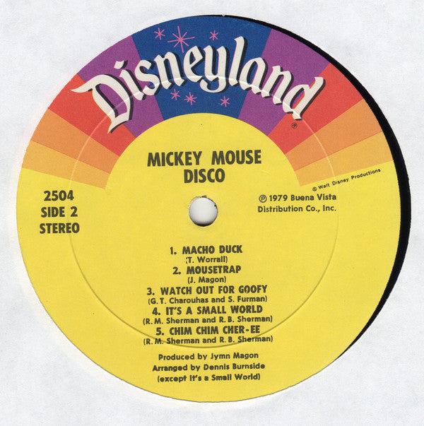 Walt Disney Productions : Mickey Mouse Disco (LP, Album)