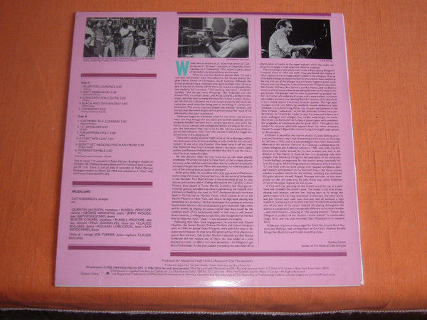 Cat Anderson & The Ellington All Stars : Recorded In Paris 1958 & 1964 (LP, Album, Comp)