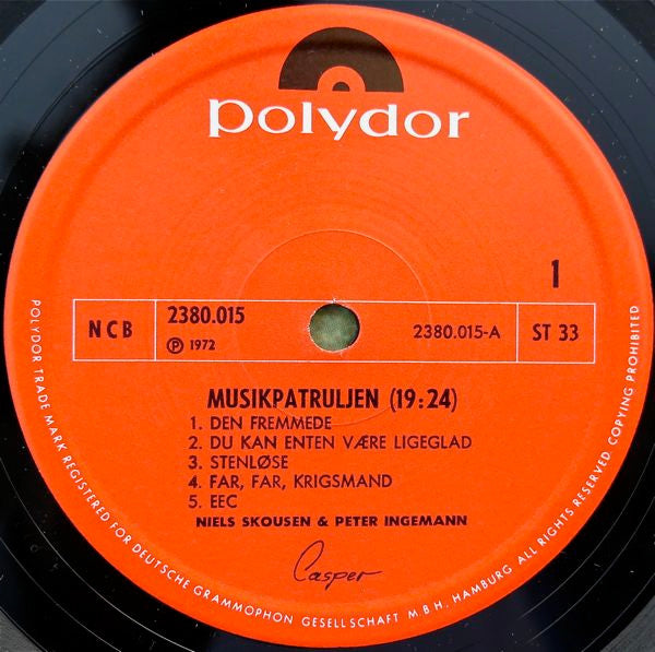 Musikpatruljen : Musikpatruljen (LP, Album, RE)