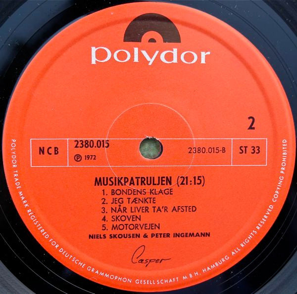 Musikpatruljen : Musikpatruljen (LP, Album, RE)