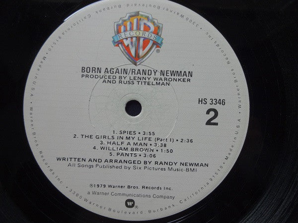 Randy Newman : Born Again (LP, Album, LA )