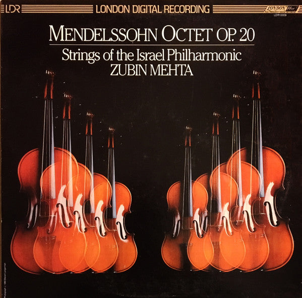 Zubin Mehta, Felix Mendelssohn-Bartholdy, The Strings Of The Israel Philharmonic Orchestra :  Octet Op 20 (LP)