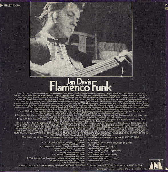 Jan Davis : Flamenco Funk (LP)