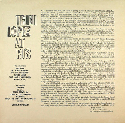 Trini Lopez : Trini Lopez At PJ's (LP, Album)