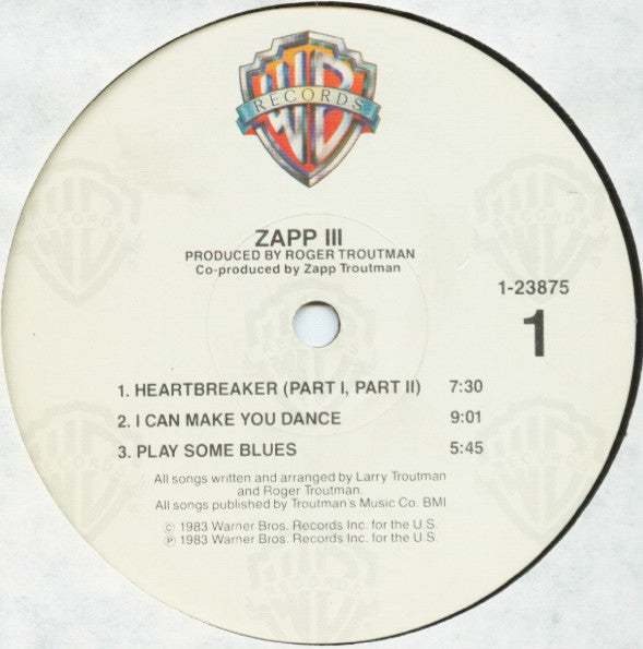 Zapp : Zapp III (LP, Album, Win)