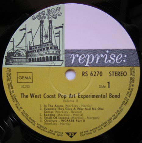 The West Coast Pop Art Experimental Band : Vol. 2 (LP, Album)