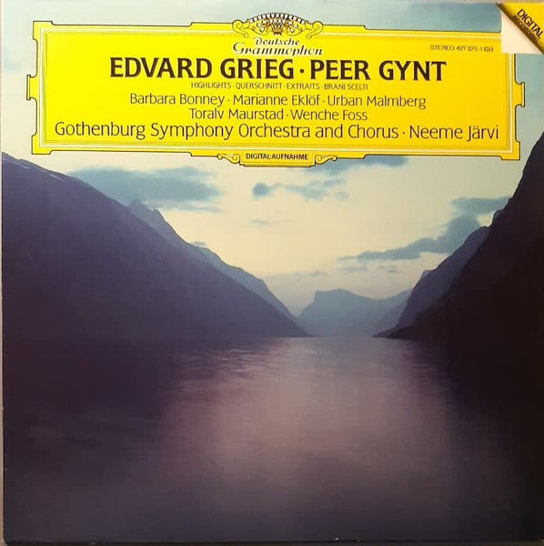 Edvard Grieg - Göteborgs Symfoniker, Neeme Järvi : Peer Gynt - Highlights (LP)