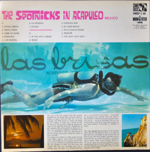 The Spotnicks : In Acapulco (LP, Album)
