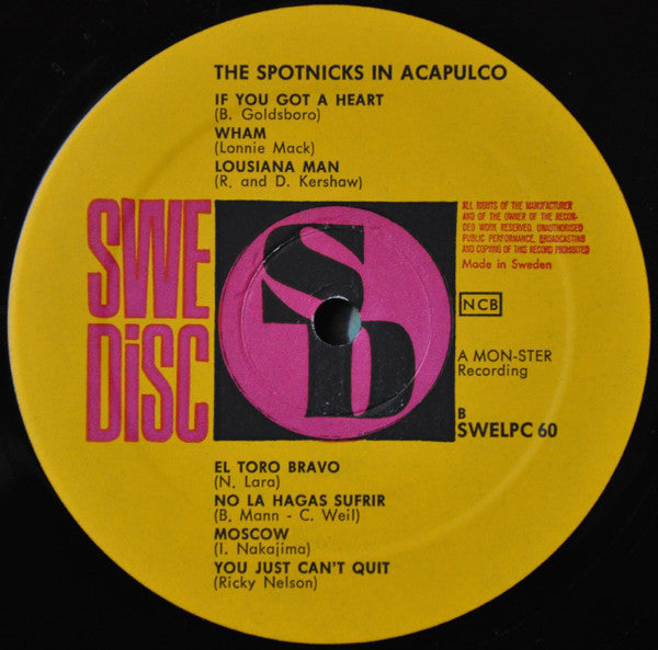 The Spotnicks : In Acapulco (LP, Album)