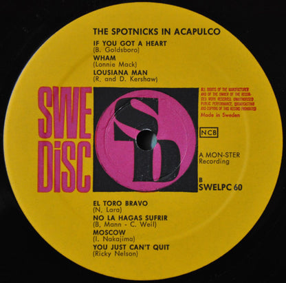The Spotnicks : In Acapulco (LP, Album)