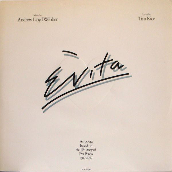 Andrew Lloyd Webber, Tim Rice : Evita (2xLP, Album, RE, Gat)