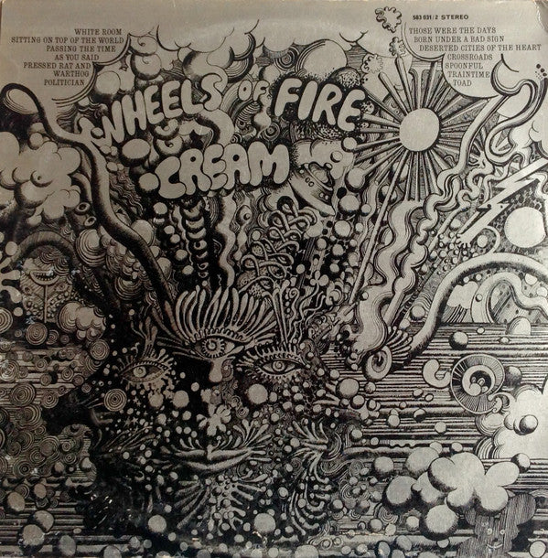 Cream (2) : Wheels Of Fire (2xLP, Album)