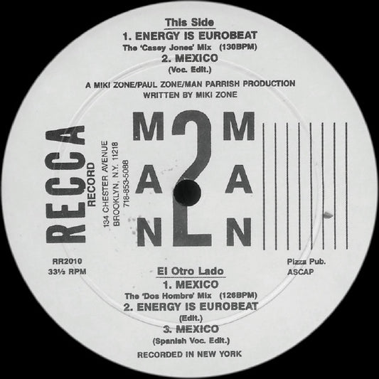 Man 2 Man : Energy Is Eurobeat / Mexico (12")