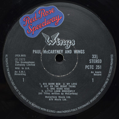 Wings (2) : Red Rose Speedway (LP, Album, Win)