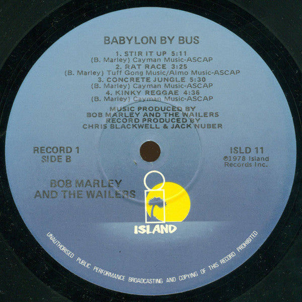 Bob Marley & The Wailers : Babylon By Bus (2xLP, Album)