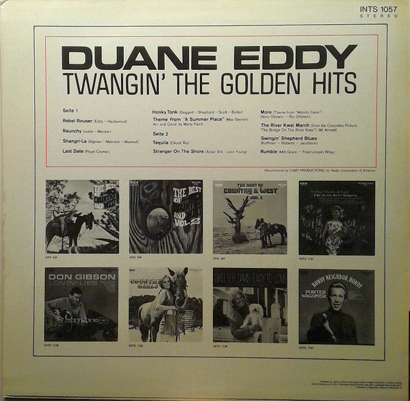 Duane Eddy : Twangin' The Golden Hits (LP, RE)