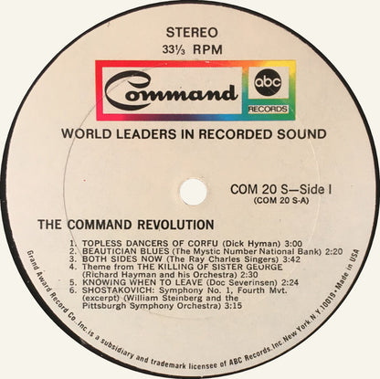 Various : The Command Revolution (The Spirited Sounds Of 1969) (LP, Comp)