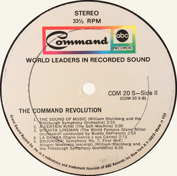 Various : The Command Revolution (The Spirited Sounds Of 1969) (LP, Comp)