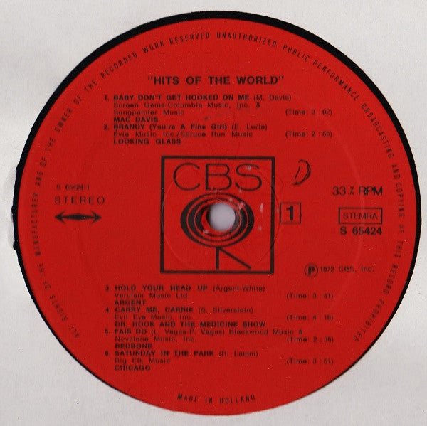Various : Hits Of The World (LP, Comp)