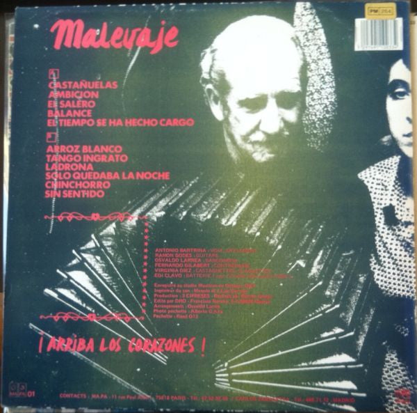 Malevaje : ¡Arriba Los Corazones! (LP, Album)