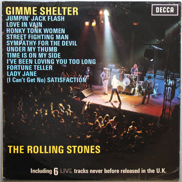 The Rolling Stones : Gimme Shelter (LP, Album, Comp)