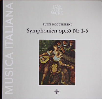 Luigi Boccherini, Orchestra Del Teatro Comunale Di Bologna, Angelo Ephrikian : Symphonien Op. 35 Nr. 1 - 6 (3xLP, RE + Box)