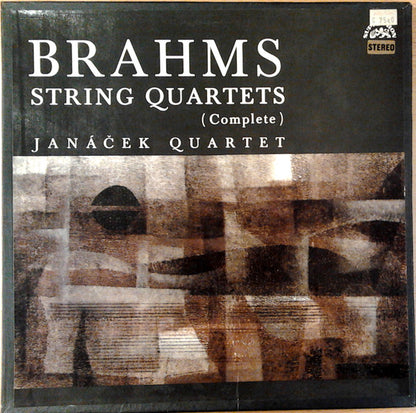 Johannes Brahms, Janáček Quartet : String Quartets (Complete) (2xLP, Album + Box)