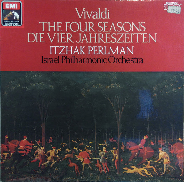 Antonio Vivaldi, Itzhak Perlman, Israel Philharmonic Orchestra : The Four Seasons - Die Vier Jahreszeiten (LP)