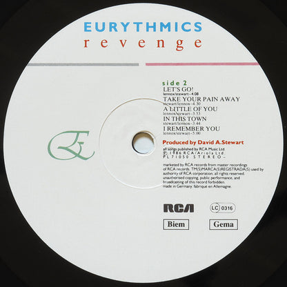 Eurythmics : Revenge (LP, Album)