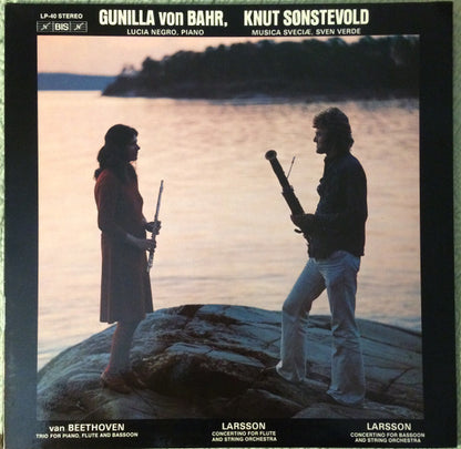 Gunilla von Bahr, Knut Sönstevold, Lucia Negro, Musica Sveciæ Dir. Sven Verde : van Beethoven, Larsson (LP, Album)