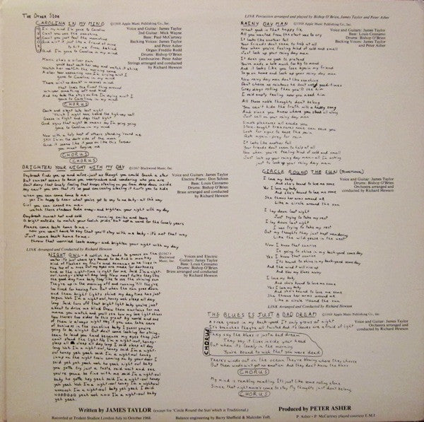 James Taylor (2) : James Taylor (LP, Album, Los)