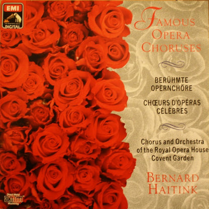 Bernard Haitink & Chorus Of The Royal Opera House, Covent Garden, Orchestra Of The Royal Opera House, Covent Garden : Famous Opera Choruses (LP, Album)