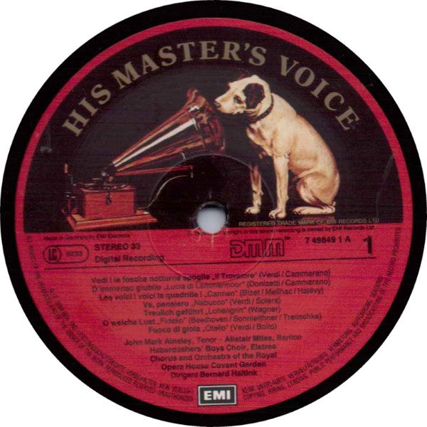 Bernard Haitink & Chorus Of The Royal Opera House, Covent Garden, Orchestra Of The Royal Opera House, Covent Garden : Famous Opera Choruses (LP, Album)