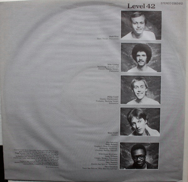 Level 42 : Level 42 (LP, Album)