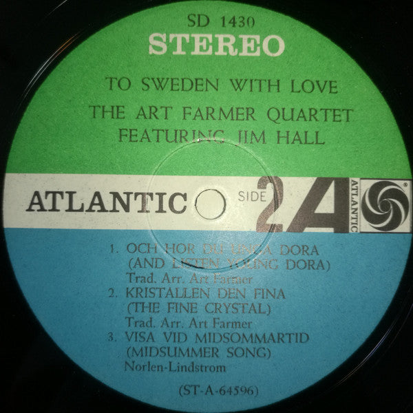 Art Farmer Quartet Featuring Jim Hall : To Sweden With Love (LP, Album)