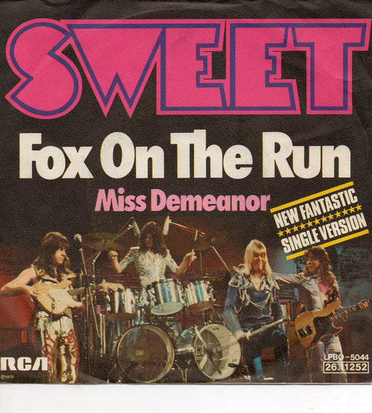 The Sweet : Fox On The Run (7", Single)