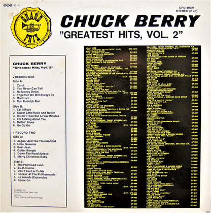 Chuck Berry : Chuck Berry's Greatest Hits, Vol. 2 (2xLP, Comp)