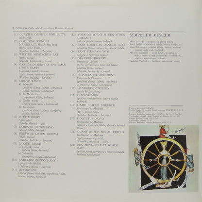 Symposium Musicum / Prague Madrigal Singers : Hudba V Českých Zemích V Době Karla IV. (2xLP, Comp)