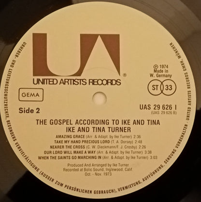 Ike & Tina Turner : The Gospel According To Ike And Tina (LP, Album)