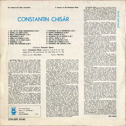 Constantin Chisăr : Un Virtuose Des Flûtes Roumaines = A Virtuoso Of The Romanian Flutes (LP)